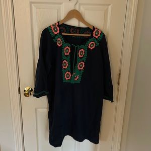 Jcrew caftan style swim coverup/dress